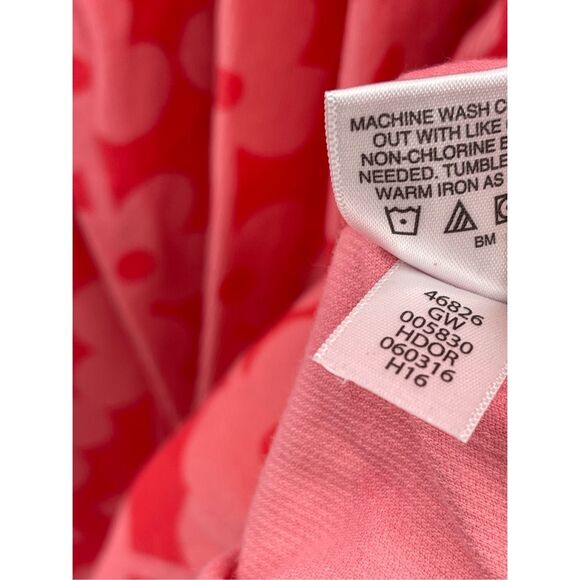 Hanna Andersson Kids Girls Dress Size 16 Pink Floral Corduroy 3/4 Sleeve - Picture 11 of 13